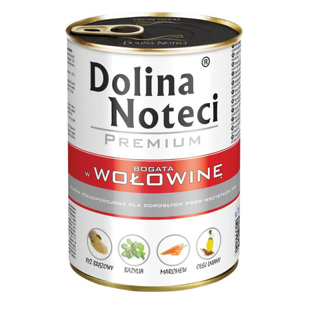 Dolina Noteci Premium Mokra Karma Dla Psa Mix 10 Smaków Drób Ryba Dziczyzna 20x400g