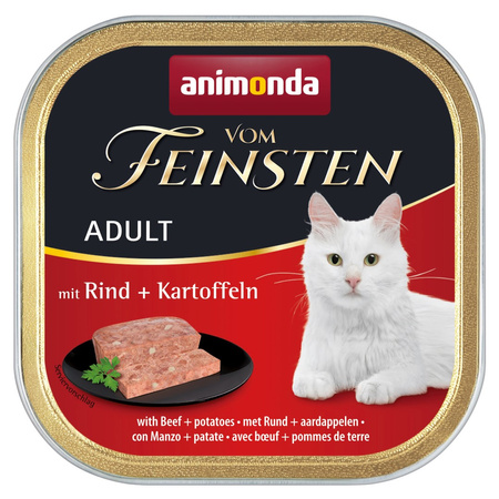 Animonda Vom Feinsten Adult 8x100g Mokra Karma dla Kota Mix Smaków