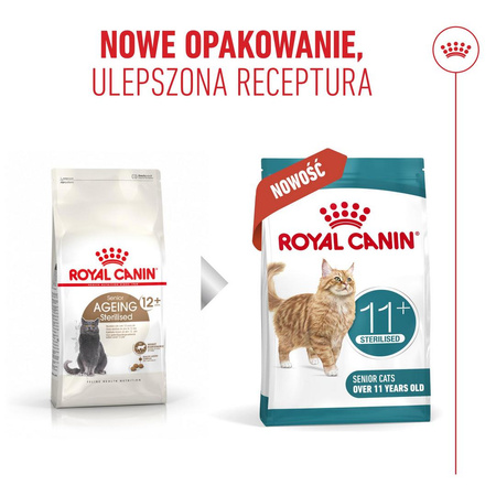 Royal Canin Ageing Sterilised 11+ Karma Sucha 2kg Dla Kotów Dojrzałych Po Sterylizacji Powyżej 11 Roku Życia