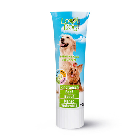 SMAKOŁYKI Lovi Dog tubka ALL LIFE STAGES WOŁOWINA  90 g