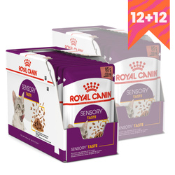 Royal Canin FHN Sensory Taste 24x85g Karma Mokra Kawałki W Sosie Dla Kotów Dorosłych Pobudzająca Wrażenia Smakowe 12+12 GRATIS