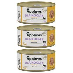 Applaws Cat Mokra Karma Dla Kociąt 3x70g Pierś z Kurczaka w Galaretce