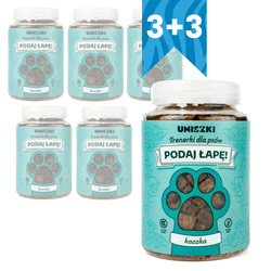 Uniszki Trenerki Kaczka 6x150g Przysmak Treningowy Dla Psa