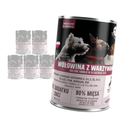 Mokra Karma Dla Psa PetRepublic Kawałki W Sosie Wołowina 6x400g