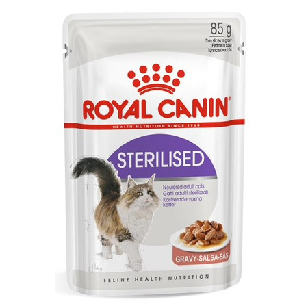 Royal Canin FHN Sterilised W Sosie i Galaretce 12x85g Mokra Karma Dla Kotów Sterylizowanych