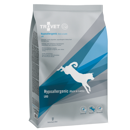 Trovet Hypoallergenic LRD Rich in Lamb 10kg Sucha Karma Z Jagnięciną Dla Psa Z Nadwrażliwością Pokarmową