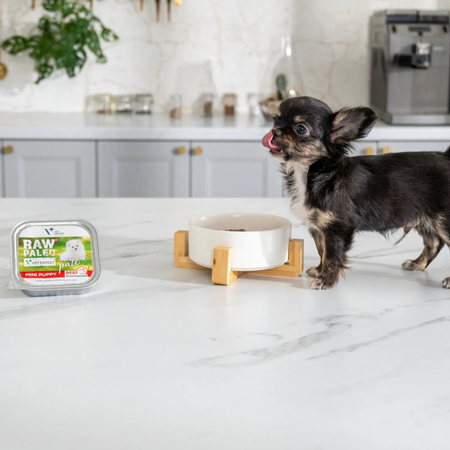 Raw Paleo Pate Mini Puppy Beef Tacka 150g Mokra Karma Dla Szczeniąt Małych Ras z Wołowiną