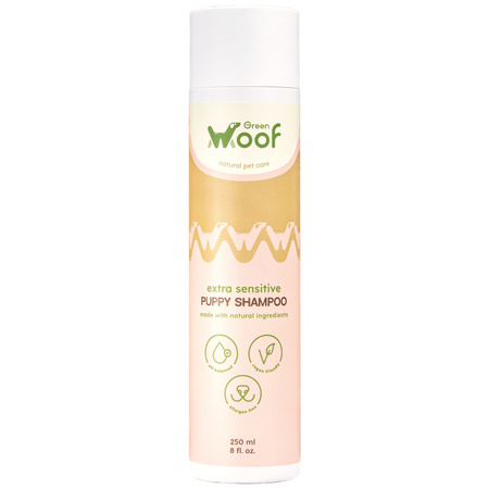 Green Woof Puppy Shampoo Extra Sensitive 250ml Szampon Dla Szczeniąt i Bardzo Wrażliwych Psów