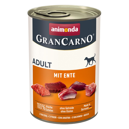 Animonda GranCarno Adult 6x400g Mokra Karma Dla Psa z Kaczką