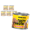 John Dog Tasty Broth 6x140g Mokra Uzupełniająca Karma Dla Dorosłych Psów I Kotów Z Wołowiną