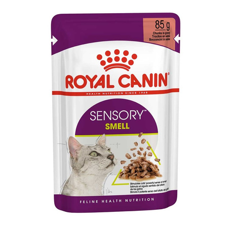 Royal Canin FHN Sensory Smell 12x85g Karma Mokra Kawałki W Sosie Dla Kotów Dorosłych Pobudzająca Wrażenia Węchowe