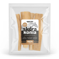 Uniszki Skóra Konia Naturalny Przysmak Suszony Dla Psa 100g