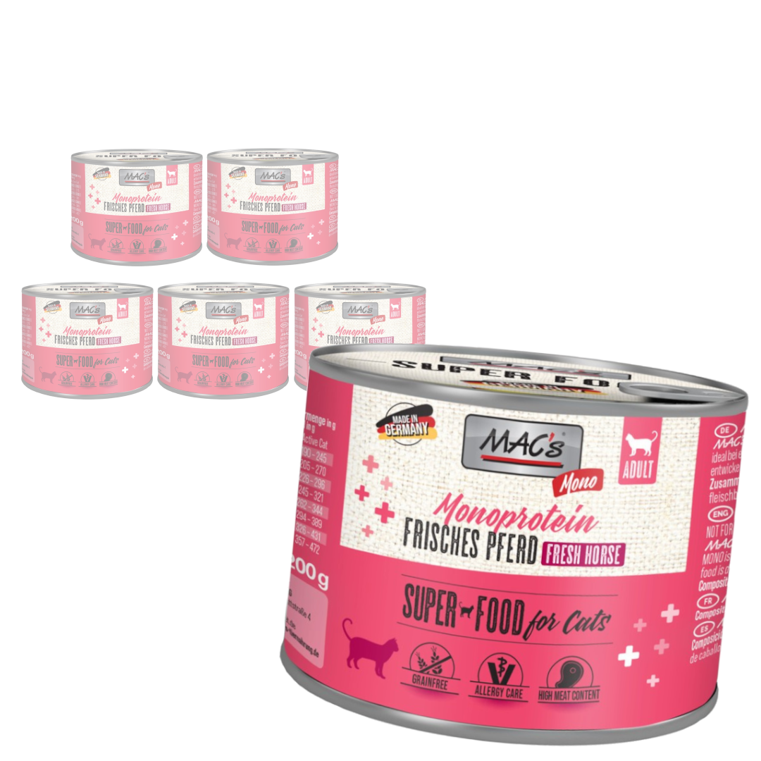 MAC's Monoproteinowa Mokra Karma Dla Kota Konina