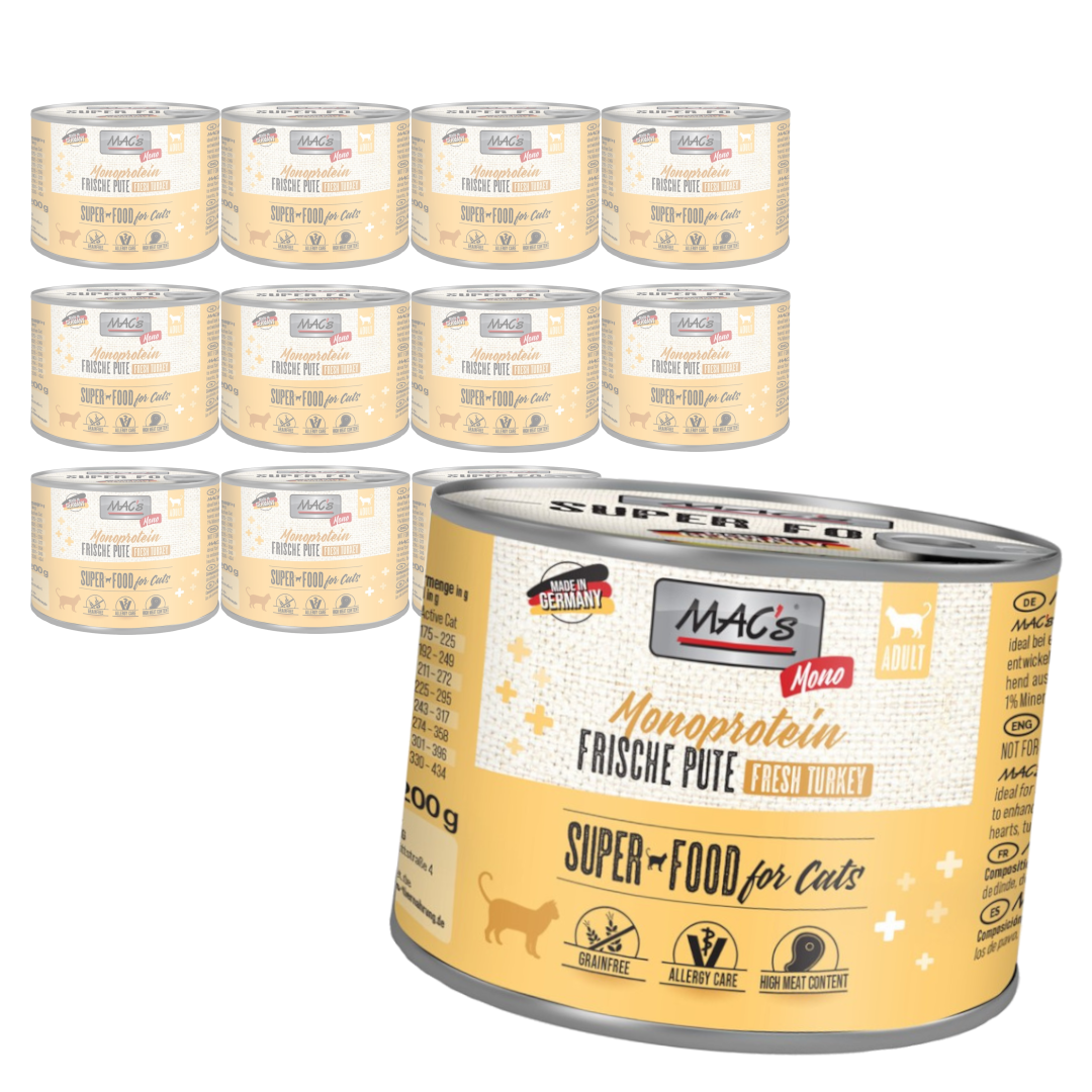 MAC's Monoproteinowa Mokra Karma Dla Kota Indyk