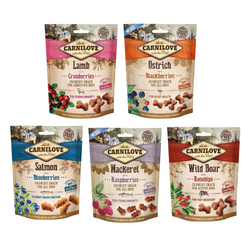 Carnilove Crunchy Snack 5x200g Przysmak Dla Psa Mix Smaków