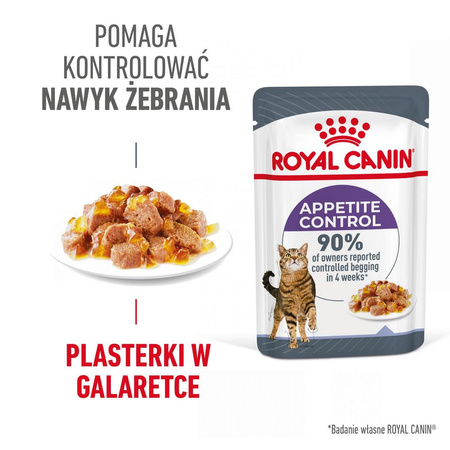 Royal Canin Appetite Control Care Karma Mokra W Galaretce Dla Kotów Domagających Się Jedzenia 85g