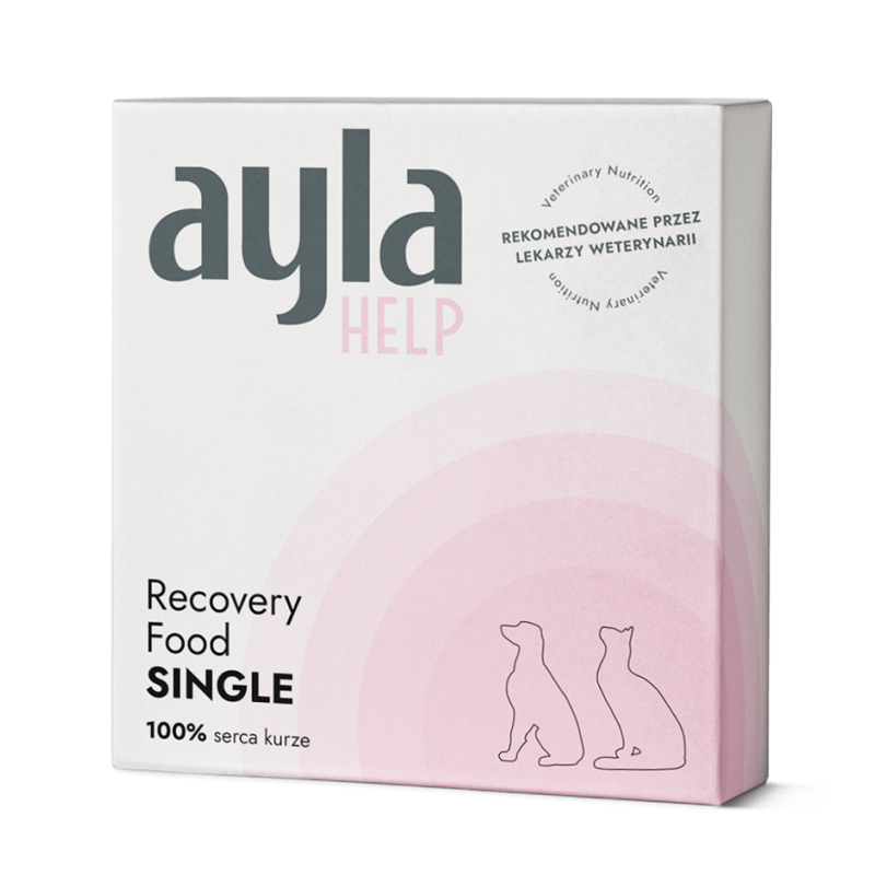 Ayla Help Recovery Food Single Liofilizowany Przysmak Dla Psów I Kotów Serca Kurze