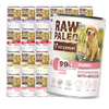 Raw Paleo Puppy Duoprotein Mix Smaków 24x400g Mokra Karma Dla Szczeniąt