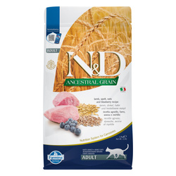 Farmina N&D Cat Ancestral Grain Lamb Adult 1,5kg Sucha Karma Dla Kota Jagnięcina z Borówką