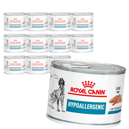 Royal Canin Veterinary VHN Dog Hypoallergenic 12x200g Mokra Karma Pasztet Dla Psów z Nietolerancją Pokarmową