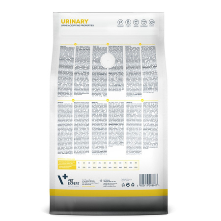 VetExpert Veterinary Diet Urinary Dog 2kg Sucha Karma Weterynaryjna Dla Psa Rozpuszczanie Kamieni Struwitowych