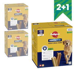 Pedigree Dentastix 3x56szt Przysmak Dentystyczny Dla Psów Dużych Ras 2+1 GRATIS