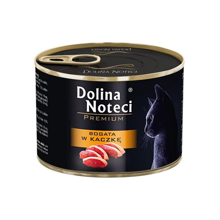 Dolina Noteci PREMIUM 185 g bogata w kaczkę Mokra karma dla kota