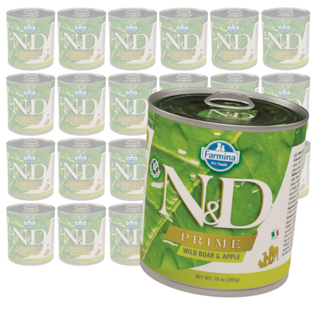 Farmina N&D Dog Prime Boar Apple 24x285g Karma Dla Psa z Dzikiem i Jabłkiem
