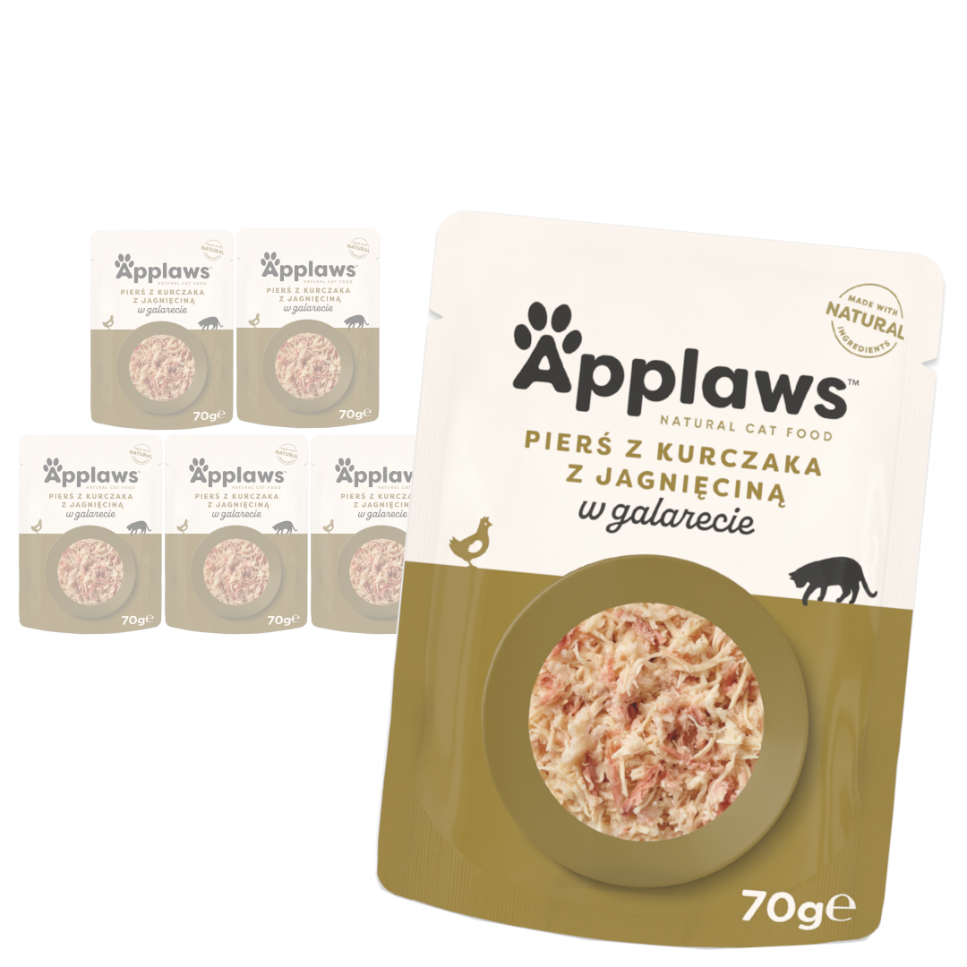 Applaws Cat Mokra Karma Dla Kota pierś z kurczaka i jagnięcina w galaretce