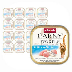 Animonda Carny Pure & Mild 16x100g Mokra Karma Dla Kota Z Kurczakiem I Dorszem