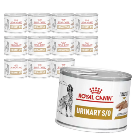 Royal Canin Veterinary Urinary S/O Loaf 12x200g Karma Pasztet Dla Psów Na Kamienie Struwitowe + GRATIS Przysmak 230g