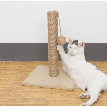 Drapak Dla Kota Słupek z Zabawką Sizal 40cm + GRATIS Karma Royal Canin 2x400g