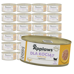 Applaws Cat Mokra Karma Dla Kociąt 24x70g Pierś z Kurczaka w Galaretce