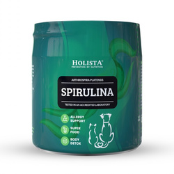 Holista Spirulina 100g Suplement z Alg Morskich Dla Psa i Kota Odporność Detoks Alergie