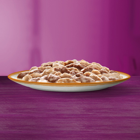 Whiskas Adult 28x85g Mokra Karma Dla Dorosłych Kotów Kawałki Z Jagnięciną I Indykiem W Sosie