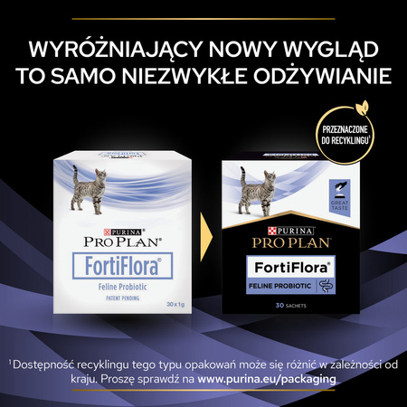 Purina Pro Plan Forti Flora Suplement Probiotyk Dla Kota 30x1g Równowaga Jelitowa