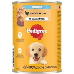POLECANY SKLEP ✰PEDIGREE JUNIOR 400G Z KURCZAKIEM W GALARETCE ZDROWY START DLA SZCZENIĄT 1-12 MIESIĘCY✰ SZYBKA DOSTAWA ♡ RABAT 5% ZA SUBSKRYPCJE NEWSLETTERA