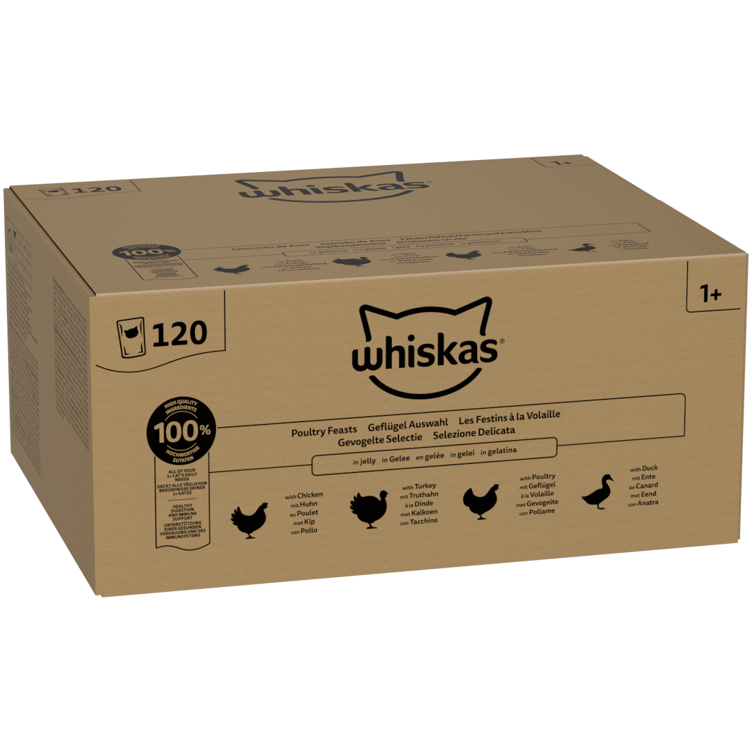 Whiskas Adult Drobiowa Uczta w Galaretce