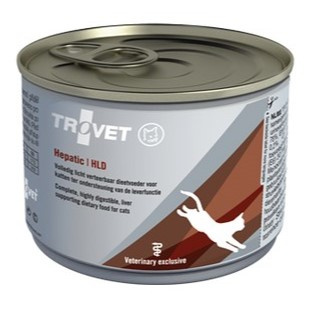 Trovet Hepatic HLD 24x200g Mokra Karma Dietetyczna z Jagnięciną i Kurczakiem Dla Kotów z Chorą Wątrobą i Problemami Trawiennymi