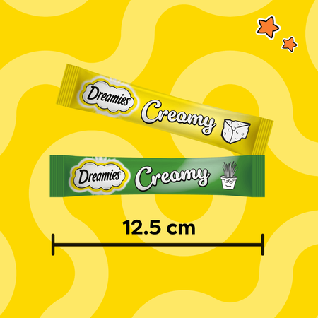 Dreamies Creamy 36x10g Kremowy Przysmak Dla Kota Z Serem I Z Kocimiętką