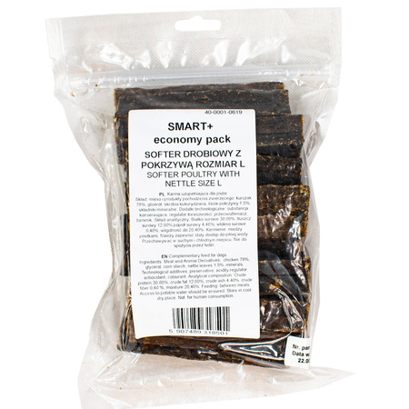 MACED NATURAL DENTAL MEAT SOFT DROBIOWY Z POKRZYWĄ M 500G, dentystyczny gryzak dla psa