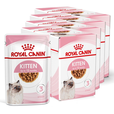 Royal Canin FHN Kitten Instinctive 48x85g Karma Mokra W Sosie Dla Kociąt Do 12 Miesiąca Życia