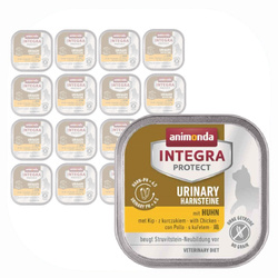 Animonda Integra Protect Urinary 16x100g Mokra Karma z Kurczakiem Dla Kota Na Kamienie Struwitowe