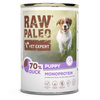 Raw Paleo Puppy Monoprotein Mix Smaków 6x400g Bezzbożowa Mokra Karma Dla Szczeniąt Dorsz Kaczka Wieprzowina