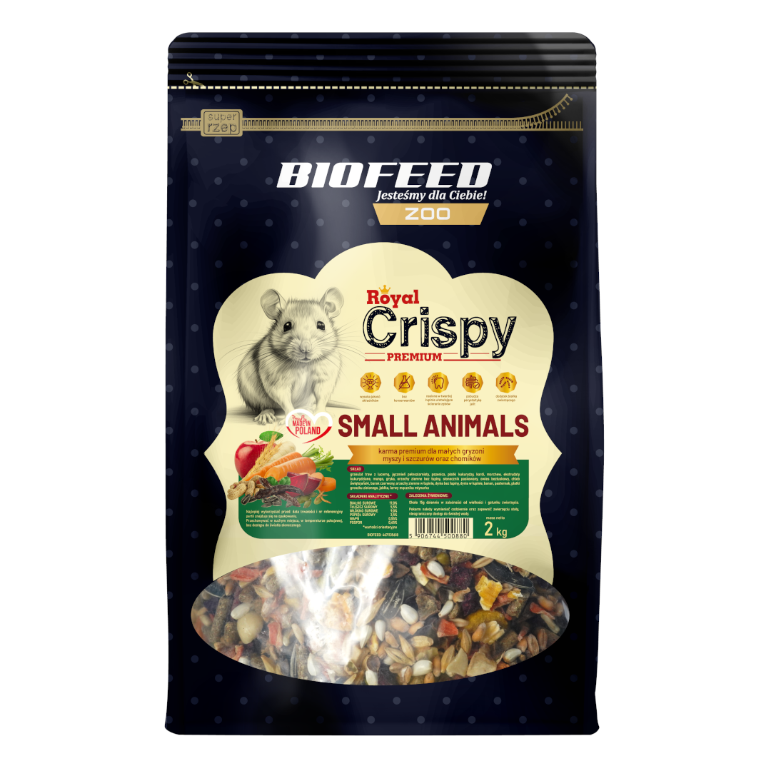 Biofeed Royal Crispy Premium Karma Dla Małych Gryzoni Chomika Myszy I Szczura
