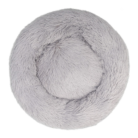 Legowisko Dla Psa I Kota Pluszowa poduszka Rozmiar: 3XL - 110cm kolor Jasnoszary