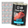 John Dog Karma Mokra Dla Psa Pure Black Jeleń Dla Szczeniąt Puszka 24x400g