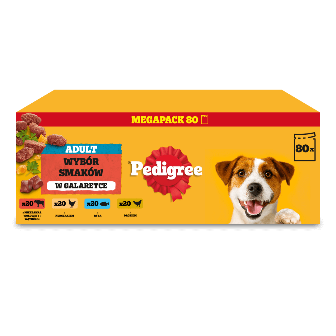 Pedigree Adult Mokra Karma Dla Psa 80x100g Wybór Smaków 