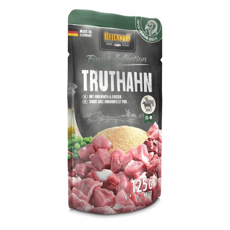 Belcando Finest Selection Mokra Karma Dla Psa Indyk Amarantus Groszek 125g