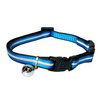 TRIXIE Obroża dla kota z podwójną klamrą, odblaskowa, szerokość 10mm NIEBIESKA